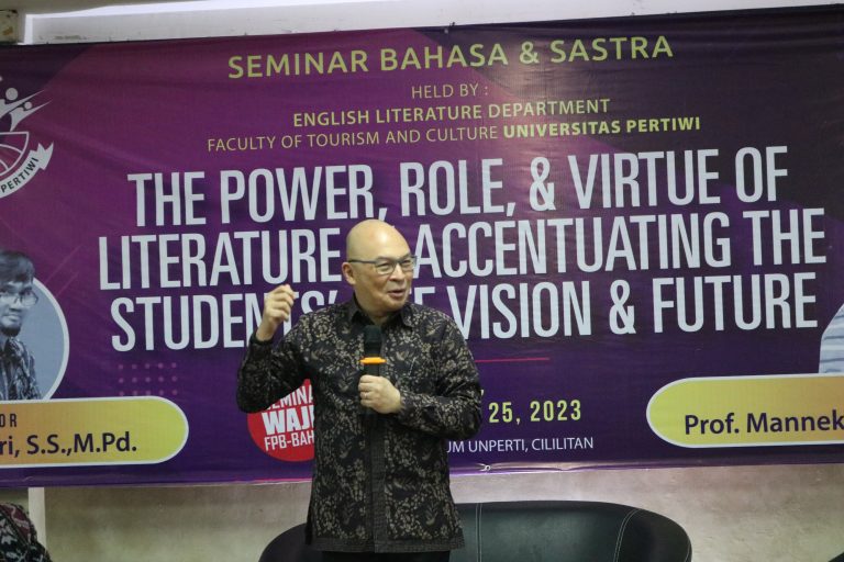 Seminar Sastra | The Power, Role, and Virtue of Literature in Accentuating the Students’ Life Vision and Future