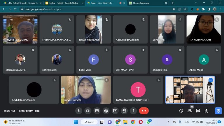 Kajian Rutin UKM Rohis Universitas Pertiwi